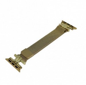 Ремешок Watch Series 38mm/40mm/41mm New milanese Loop золото