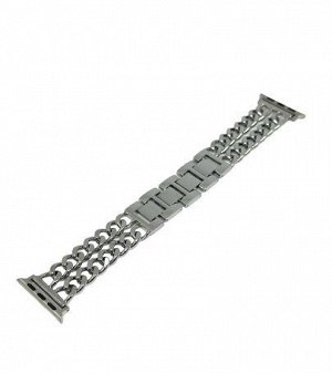 Ремешок Watch Series 38mm/40mm/41mm cartier metal band серебро