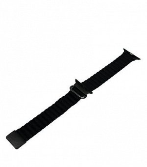 Ремешок Watch Series 38mm/40mm/41mm Leather Loop черный