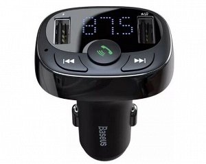 FM Modulator Baseus T-typed Wireless MP3 charger with car holder Standard edition черный (CCMT000001)