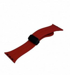 Ремешок Watch Series 38mm/40mm/41mm New Silicone band красный #4