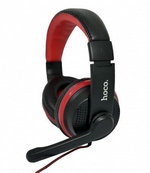 Компьютерная Игровая гарнитура Hoco W103 Magic tour gaming headphones (черный/красный)