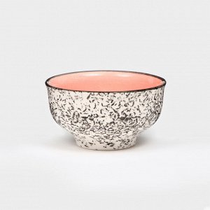 Пиала "Персия", керамика, розовая, 130 мл, Иран
