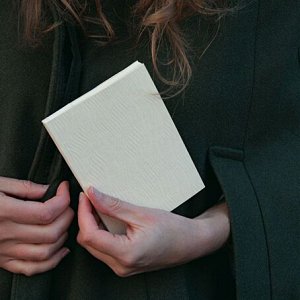 Записная книжка PaperOh Yuko-Ori A6 Жемчужно-Белый линованная 128 стр