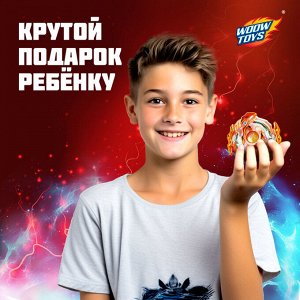 WOW TOYS Волчок ULTRA SPIN, с устройством для запуска из двух частей, цвет МИКС