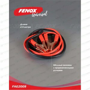 Провода пусковые Fenox, 400А, сечение 8.5мм², длина 2.5м, арт. FAE2009
