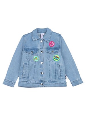 Куртка текстильная джинсовая для девочек