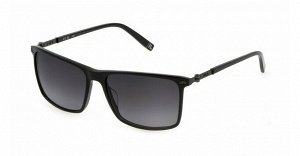Солнцезащитные очки премиум качества мужские Фила / FILA SFI447 0700 black grey