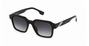 Солнцезащитные очки премиум качества, унисекс FILA SFI458 0700 black, smoke gradient