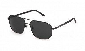 Солнцезащитные очки премиум качества мужские Фила / FILA SFI300 0531 total semi matt black smoke