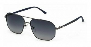 Солнцезащитные очки премиум качества мужские Фила / FILA SFI300 0K53 blue blue