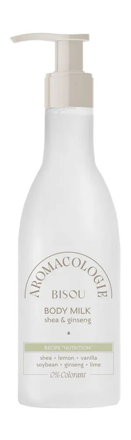 *BISOU Аromacologie Молочко для тела Питательное, Ши и Женьшень, 300 мл #  NEW