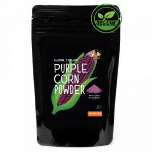 Фиолетовая кукуруза молотая (purple corn powder raw) organic