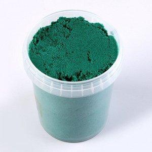 Кинетический песок 600 г, зелёный