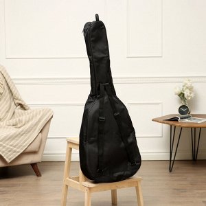 СИМА-ЛЕНД Чехол гитарный классический утеплённый, с 2 ремнями, 110 х 42 х 13 см