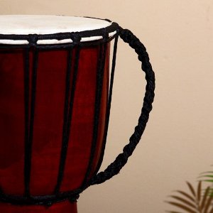 Музыкальный инструмент барабан джембе "Светлый" 40х18х18 см МИКС