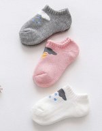 Носки детские короткие теплые/набор 3шт