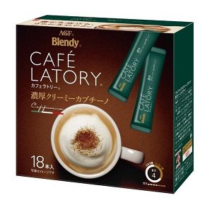 Кофе растворимый капучино "Blendy" Cafe Latory в стиках, 18шт