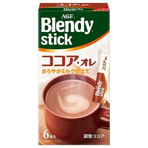 Какао растворимый с молоком "Blendy" в стиках, 6шт по 10.3гр