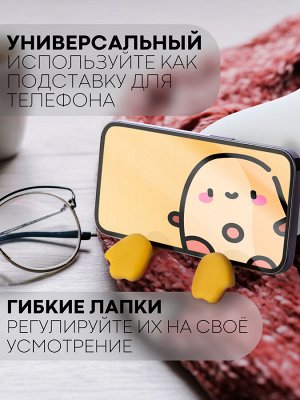 Ночник Уточка, подставка под смартфон. Ночник светильник мягкий силиконовый &quot;Уставшая утка&quot; сенсорный с таймером