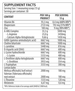 Предсонник Dorian Yates Nutrition SLEEP&RELAX - 450 гр