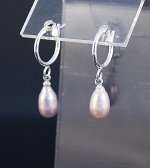 Серьги с жемчугом. 254065Ж