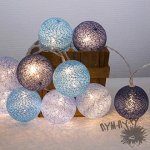 Тайская гирлянда уютно-нежная