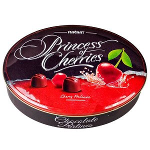 конфеты MAGNAT Princess of Cherries 290 г овал ж/б 1/4