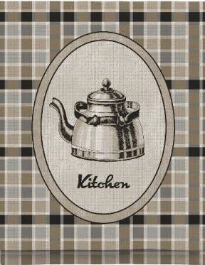 Кухонное полотенце рогожка "Кофейный аромат" вид 3 47*61 см