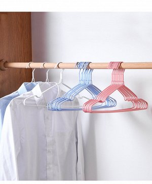 Набор вешалок для одежды (10 шт), цвета в ассортименте