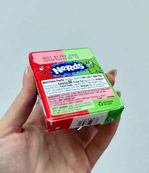 УЦЕНКА!!! Разноцветное кисло-сладкое драже Nerds Cherry Watermelon со вкусом вишня-арбуз 46.7 гр