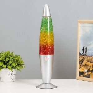 Светильник «Ракета перелив» 1x30 Вт Е14 (блёстки) 41.5x10.5x10.5 см