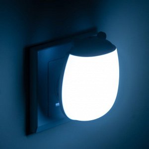 Ночник "Ушки" LED 1Вт бело-голубой 7х5х8 см RISALUX