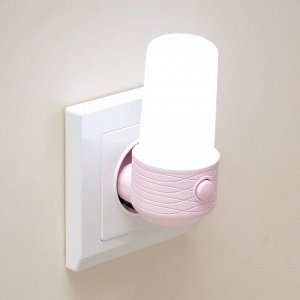 Ночник "Динка" LED 1Вт бело-розовый 4,5х6х9 см