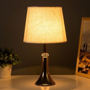 Настольная лампа "Падер" E27 40Вт золото 21х21х38 см RISALUX