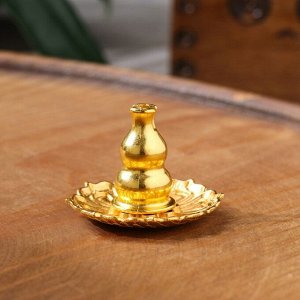 Подставка для благовоний палочек и спиралей TAKE IT EASY «Цветок», 3.8×2.8 см, золотистая