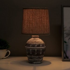 Настольная лампа 16558/1BR E14 40Вт шоколадный 15х15х29 см RISALUX