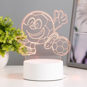 Светильник "Футбик" LED RGB от сети 13х9,5х12,6 см