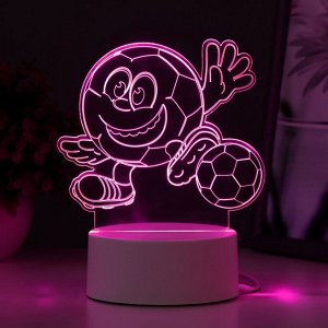 Светильник "Футбик" LED RGB от сети 13х9,5х12,6 см RISALUX