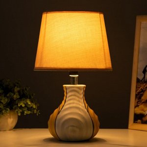 Настольная лампа "Аарон" Е14 40Вт серый 22х22х36 см RISALUX