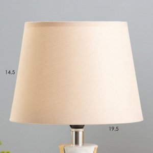 Настольная лампа "Аарон" Е14 40Вт серый 22х22х36 см RISALUX