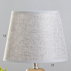 Настольная лампа "Доре" 1хE14 серый 20х20х32 см RISALUX