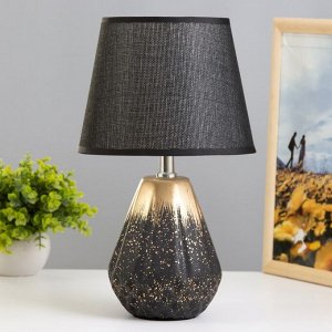 Настольная лампа «Доре» 1хE14 черный 20x20x32 см RISALUX