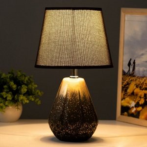 Настольная лампа «Доре» 1хE14 черный 20x20x32 см RISALUX