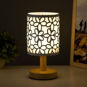 Настольная лампа "Ромашки" LED 3Вт белый 10х11х24 см RISALUX
