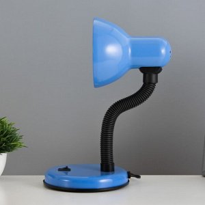Настольная лампа "Джуни" Е27 15Вт голубой 14х14х31 см