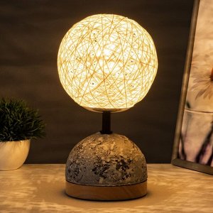 Настольная лампа «Неонила» Е14 40 Вт черный 12x12x30 см RISALUX