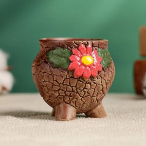 СИМА-ЛЕНД Горшок на ножках, шар, 6,5*6,5*5см