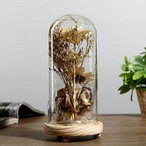 Фигурка светящаяся колба RISALUX «Букетик», LED-ночник, 3xААА, 22.5x9.5x11 см