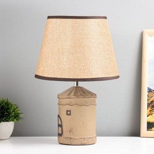 Настольная лампа «Мейзон» E14 40 Вт коричневый 22.5x22.5x33.5 см RISALUX